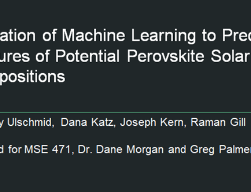 Utilization of Machine Learning to Map-Out Features of Potential Perovskite Solar Cell Compositions
